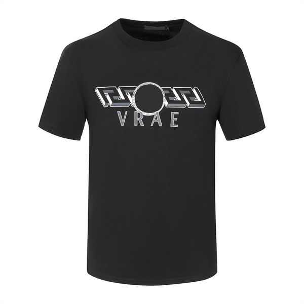 

luxury t-shirt designer men's t-shirt cotton short summer fashion casual with brand letter high-quality designer t-shirt size m-xxxl a, White;black