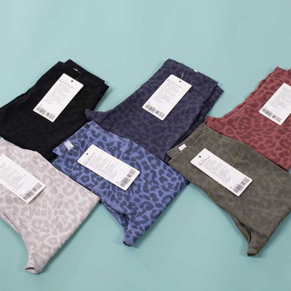 

luss women seamless high waisted tummy control fitness running training gym tight seamless high stretch leopard print yoga pants 2023 ew52, Black;white