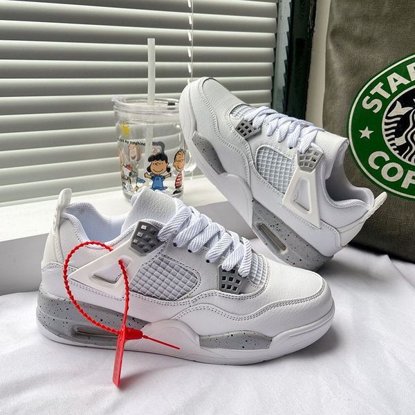 

jumpman 4 basketball shoes for men women 4s black cat sail red thunder white oreo cactus jack university blue infrared cool grey bred guava