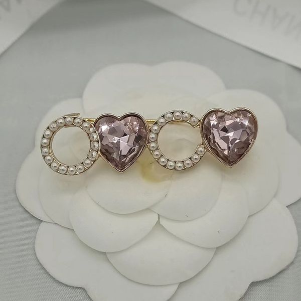 

famous design gold brand luxurys desinger brooch women rhinestone pearl c-letter brooches suit pin fashion jewelry clothing decoration acces, Gray