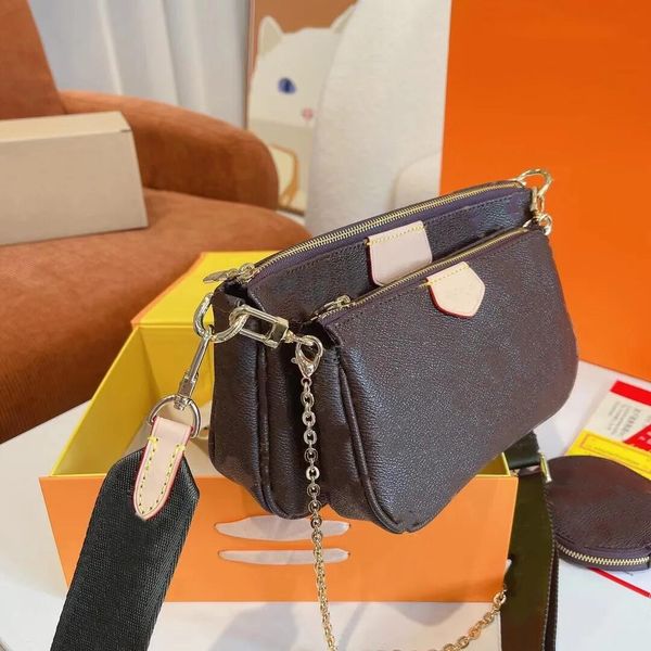 

10a women luxurys 2023 original bag imported leather box date code handbags purse wallet clutch shoulder messenger cross body multi pochette