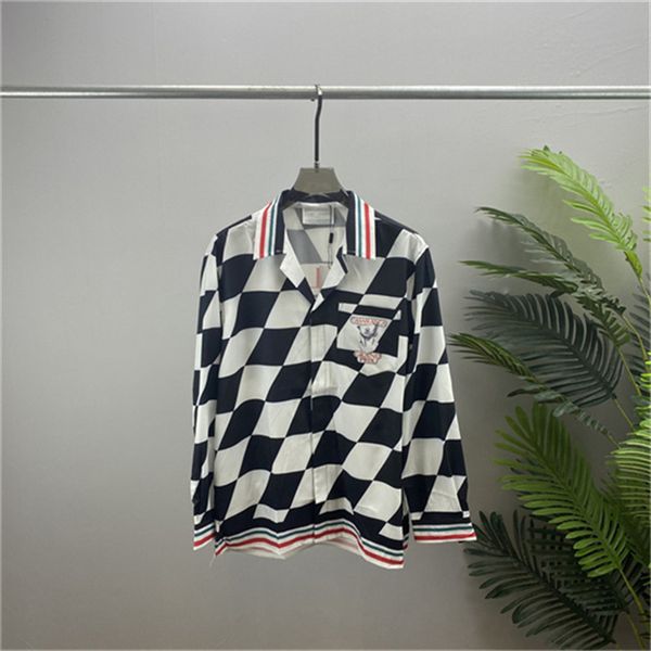 

2022 luxurys designers dress shirt menswear fashion society black men solid color business casual long sleeve -xxxl #26, White;black