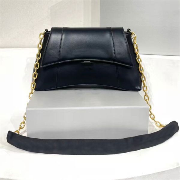 

new lady shopping bags fashion handbags women totes shoulder cross body half moon luxury genuine leather classic bag