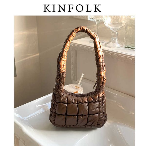 

fashion pleated lattice cloud bag armpit bag mini shoulder bag designer handbag