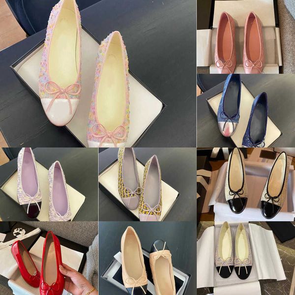 

ballerines ballet flats quilted leather designer shoes women ballerina flats pumps loafer low heel slingback black white burgundy wool glitt