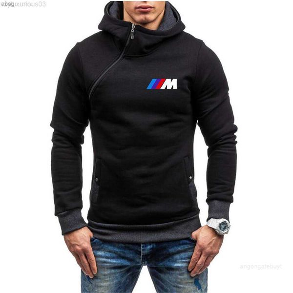 

2023 bmw autumn winter fashion fleece hoodie mens casual slim thermal lined jacket sweatshirt zip outerwear warm sweaters trend, Black