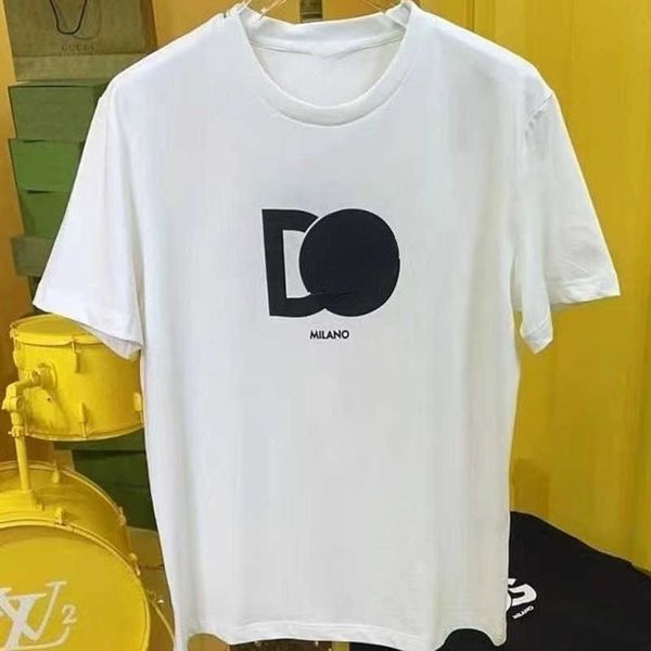 

fashion short sleeve t shirt men women cotton pullover r t shirt dg 3d printing pattern tee summer oversize t-shirt 256, White;black