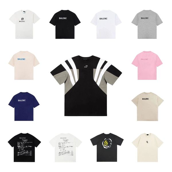 

summer designer new mens t shirt short sleeve waves tee mens lovers luxury t-shirts fashion senior pure cotton casual sports tshirts, White;black