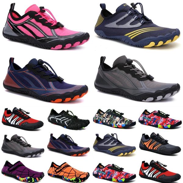 

water shoes women men shoes sandals beach deep blue yellow orange green grey outdoor barefoot quick-dry size 36-45