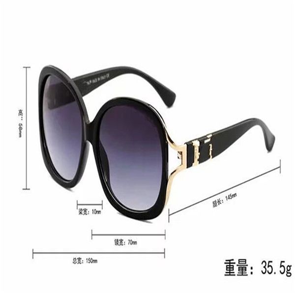 

2023 designer sunglasses elegant glasses fashion item for man woman 3 color optional good, White;black