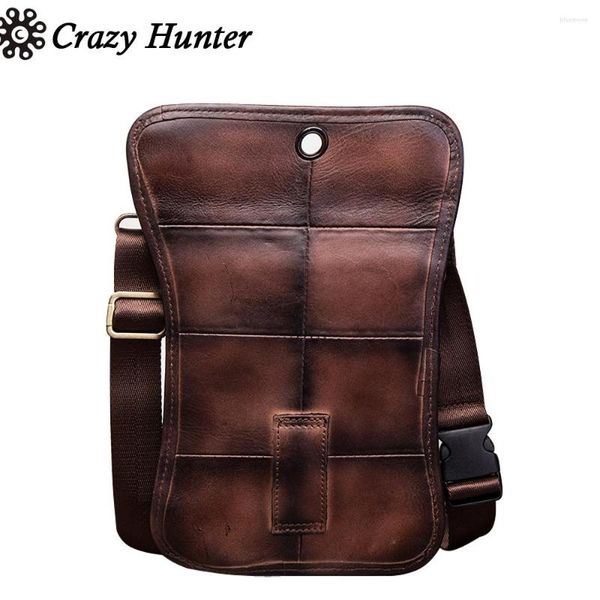 

waist bags men steampunk biker leather thigh drop leg bag hook belt hip fanny pack
