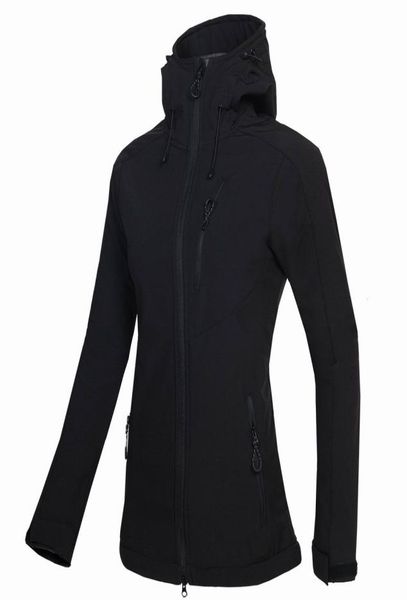 

new women helly jacket winter hooded softshell for windproof and waterproof soft coat shell jacket hansen jackets coats 039739113, Black;brown