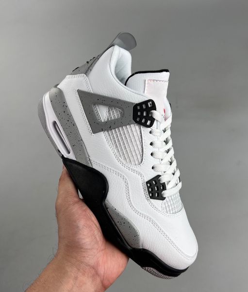 

4s new luxury jumpman 4 basketball shoes for men women white cement black cat canvas 4s military pn cool greys outdoor sneakers trainers