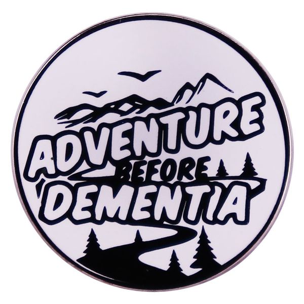 

adventures before dementia enamel pin button badge cute anime movies games hard enamel pins collect metal cartoon brooch, Blue