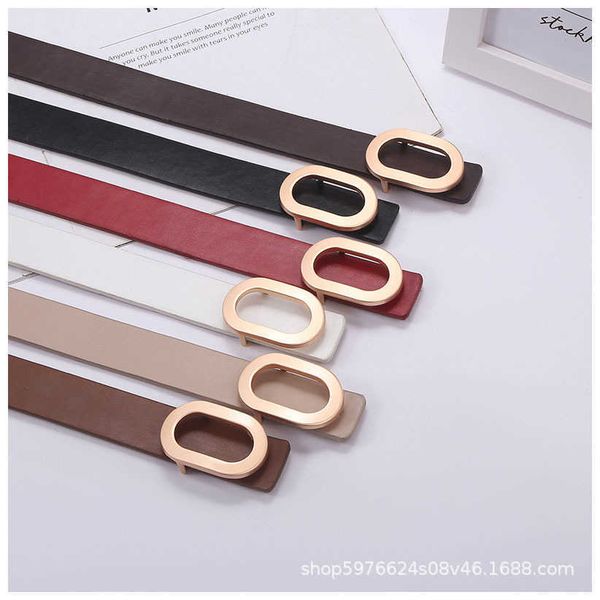 

belts new women's fashion elliptical buckle casual faux leather pu trouser alloy snap buttons student belts women, Black;brown