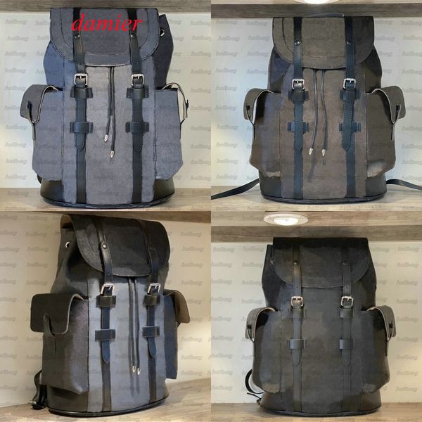

chriser luxury designer backpack monogrammed canvas leather satchel for versatile lapcarry