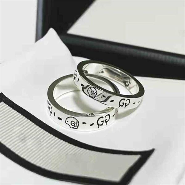 

2023 designer new gujiatai silver chi pure white copper elf double couple non fading female ring jewelry