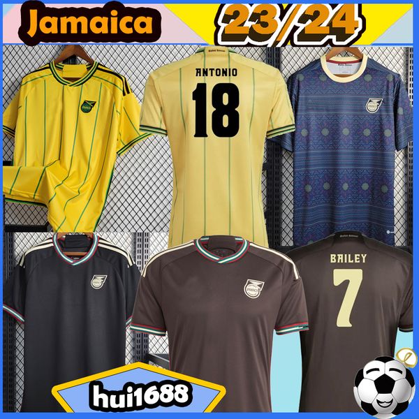 

2023 2024 jamaica soccer jerseys national football team retro 1998 home away 23/24 home away bailey antonio reid nicholson lowe morrison pin, Black;yellow