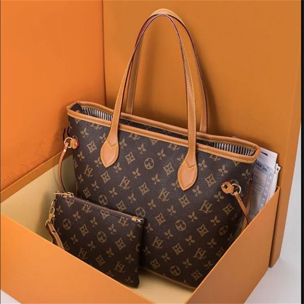 

m41178/m40995/40996 women luxury designer totes bag shopping bags gm mm pm 2pcs/set with wallet medium fashion handbags large composite loui