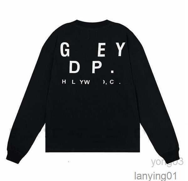 

american hoodies man galleryes dept sweater sweaters 2023 fashion hoodie los angeles exclusive printed high gram weight cotton terryreii, Black