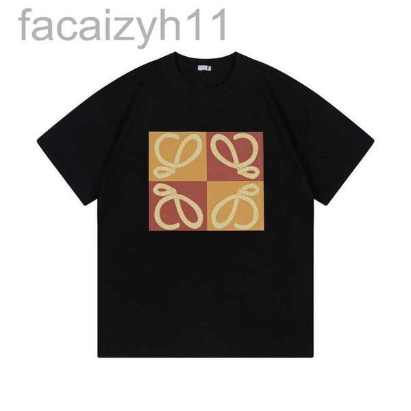 

designer high-version spring and summer new front digital jet printing rope men women lovers short-sleeved t-shirt we4m, White;black