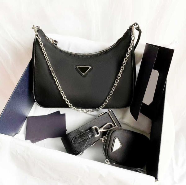 

sale 3 piece man womens luxurys designers bags handbags cleo hobo purses nylon chain lady handbag crossbody shoulder wholesale