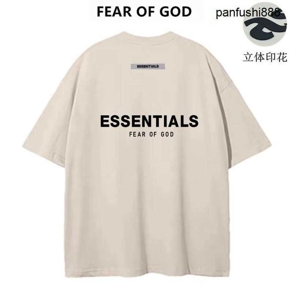 

foggg casual t-shirt essen american fogg short sleeve men's and women's summer ins fashion brand loose cotton couple half top, White;black