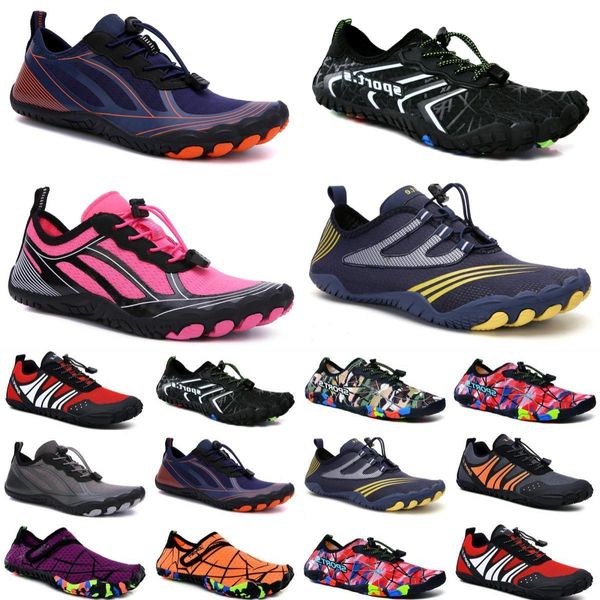 

water shoes women men shoes sandals beach deep blue orange yellow grey outdoor white quick-dry size 36-45