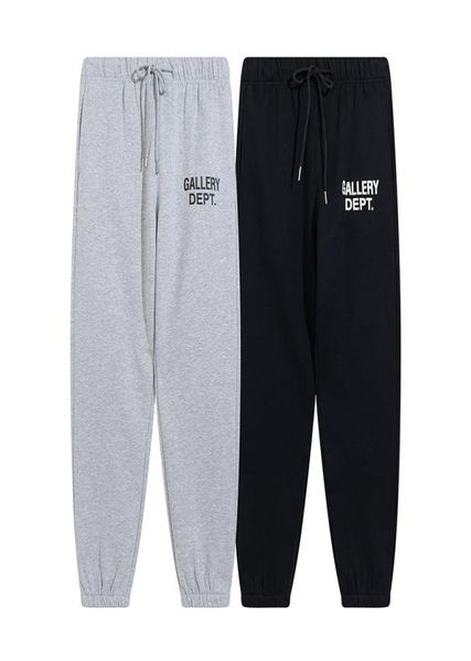 

fashion mens running pants autumn winter casual drawstring sweatpants man woman hip hop high street trousers size sxl1646496, Black