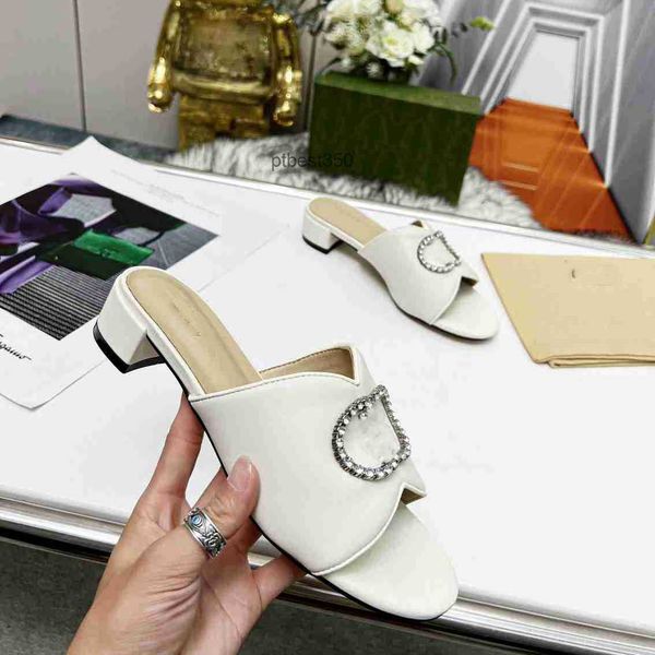 

designer sandals women ggity heels fashion slide luxury leather platform slippers shoes sade, Black