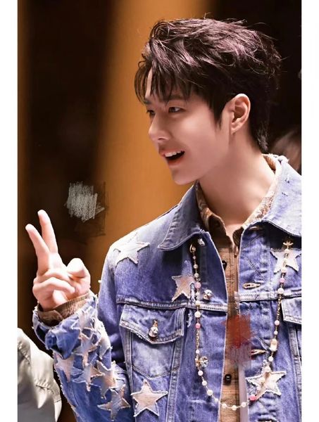 

mens jacket brand designer europe and america 2023 new denim jacket mens and womens jacket slim fit trend, Black;brown