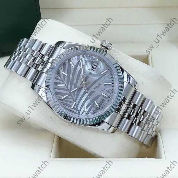

watch for men date stripe face luxury designer watch size 41mm 36mm stainless steel bracelet automatic mechanical waterproof designer watche, Slivery;brown
