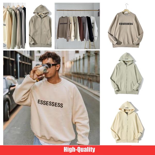 

designer hoodie hooded hoodies sweater suit mens womens fashion essenteil streetwear pullover essen sweatshirts loose hoodies lovers 37ou#, Black
