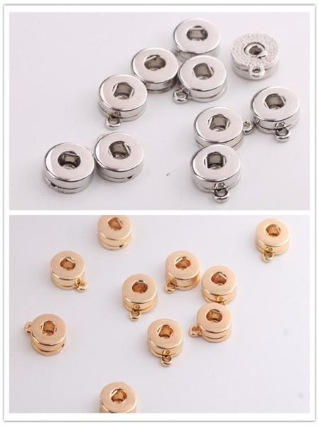 

silver gold alloy clasps 12mm 18mm ginger snap base interchangeable accessories for jewelry snaps button s diy jewelry accessory1581085