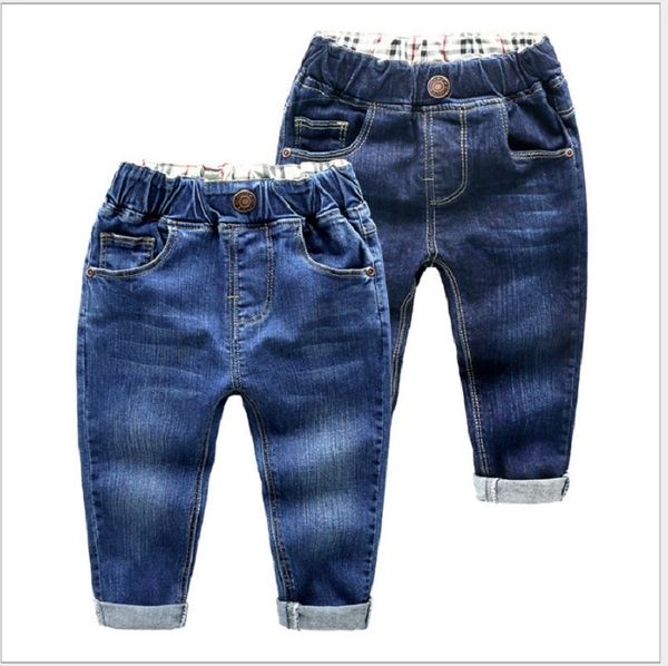 

jeans ienens boys casual jeans trousers baby toddler boy's denim clothing pants kids children garments bottoms 2 3 4 5 6 7 years 230317, Blue
