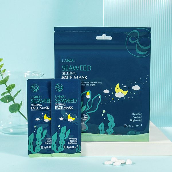 

masks & peels matcha snail koala cherry centella seaweed sleep facial mask 3g/pc