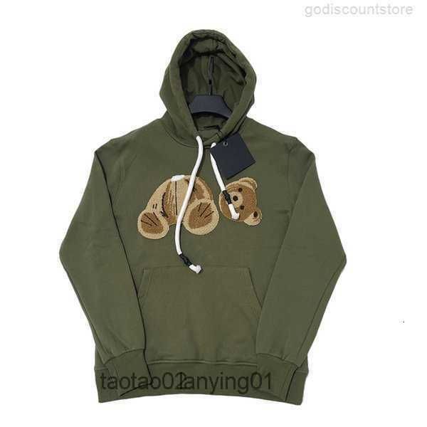 

men's hoodies sweatshirts spring desgienr men hoodie long sleeve palm broken bears hoody mens angels pullover sweatshirt loose teddyn2x, Black
