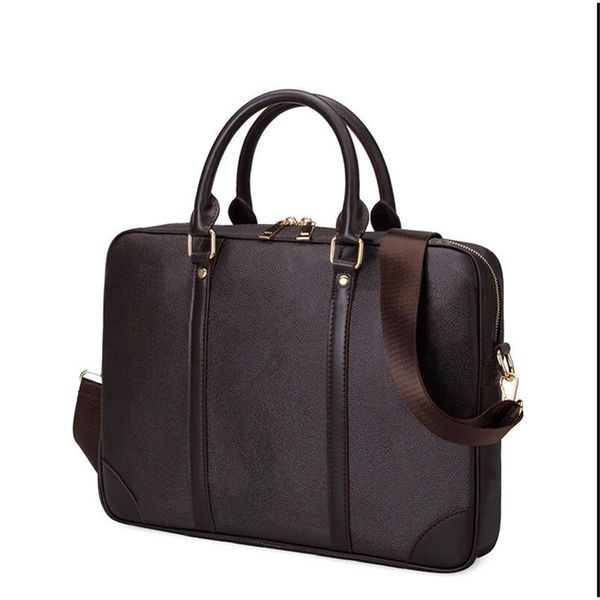 

4 colors luxury briefcase simple mens briefcase slim leather briefcase solid large business man bag lapbag messenger bag for men handbag sho