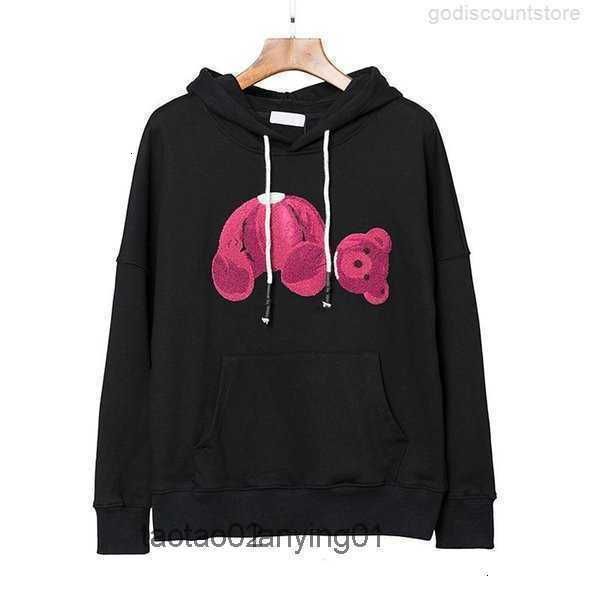 

men's hoodies sweatshirts spring desgienr men hoodie long sleeve palm broken bears hoody mens angels pullover sweatshirt loose teddywji, Black
