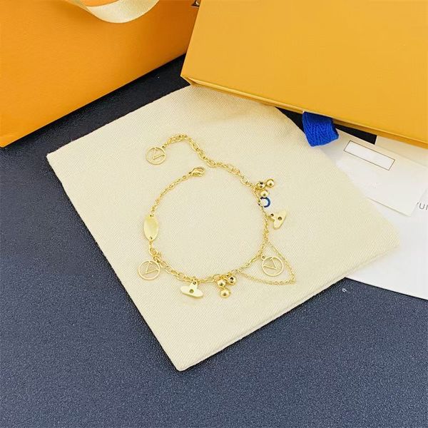 

classic charm bracelet 18k gold flower leather accessories bracelet women's wedding mother's day jewellery women's gifts, Golden;silver