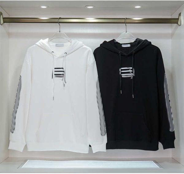 

mens hoodie sweatshirts for men women high street lock print paris hoodies pullover winter classic fashion long sleeve, Black
