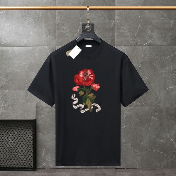 

designer t shirt summer short sleeve waves tee men women lovers luxury t-shirts fashion senior pure cotton large size xs-3xl dlor#08, White;black