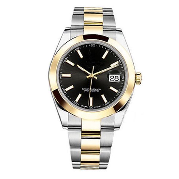 

v3 wristwatch sapphire glass stainless steel solid clasp luminous mechanical automatic men's date just wrist295g, Slivery;brown