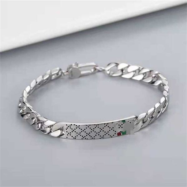 

2023 designer new fashion jewelry zhan's same bracelet men's women's lovers pair of simple and versatile birthday valentine&#, Black