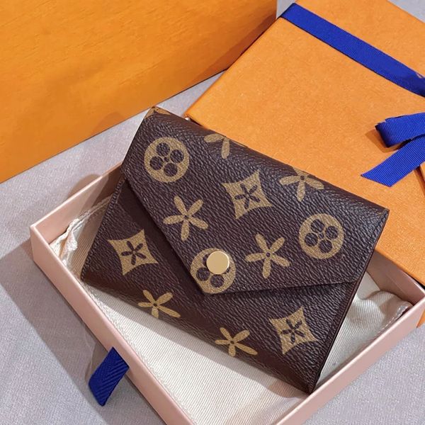 

coin purse m41938 brown flower rosalie victorine luxury womens keychain leather designer louiseity wallets purses fashion embossed pouch viu, Red;black