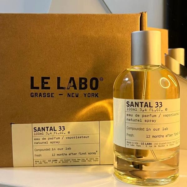

le labo designer perfume 100ml santal 33 bergamote 22 rose 31 the noir 29 long brand eau de parfum long lasting fragrance fast ship