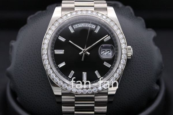 

new factory watch day date 40 228349rbr white gold, Slivery;brown