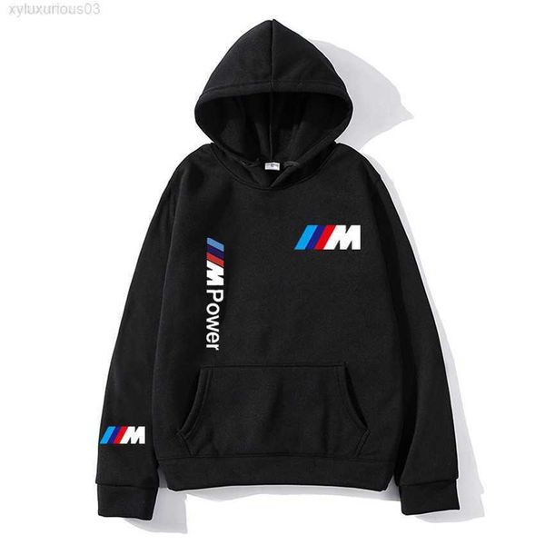 

2023 fashion casual hoodie for men bmw print warm hoodies streetwear sweatshirt hooded male oversized hoody clothing g1007, Black
