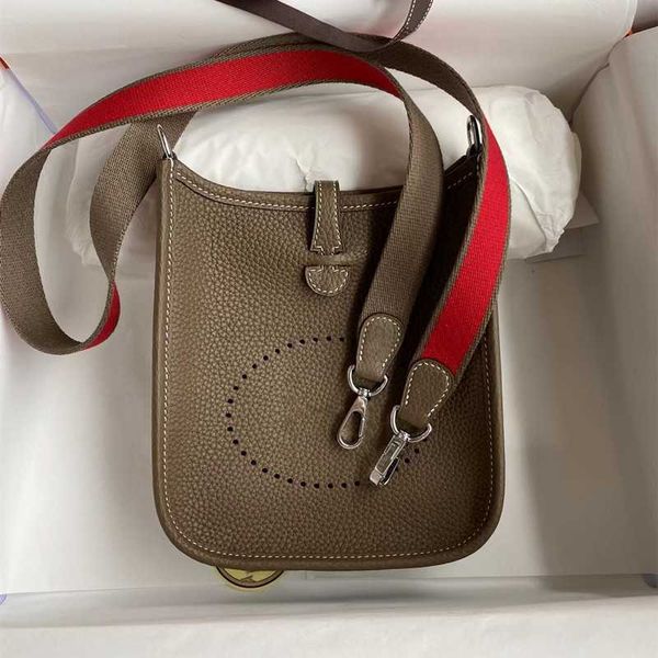 

r 9a women's bag leather birkins kellyss bag tc handmade wax line mini tote bag luxury fashion commuter leisure college style 17cm one-