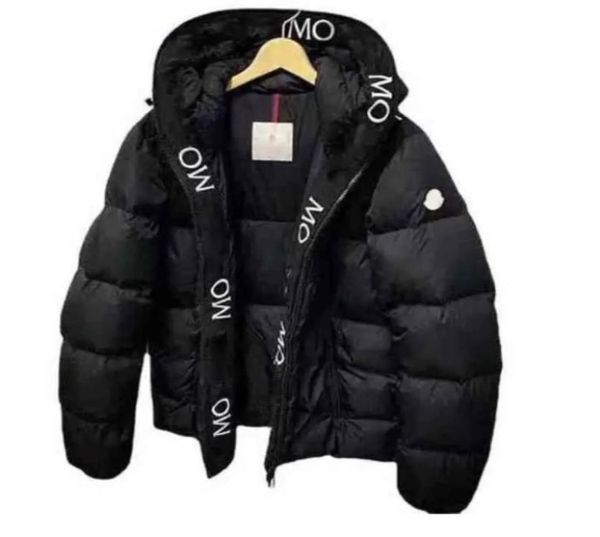 

mens down jacket designer puffer jackets warm winter classic bread clothing fashion couples clothings luxury brand men039s coat5095015, Black